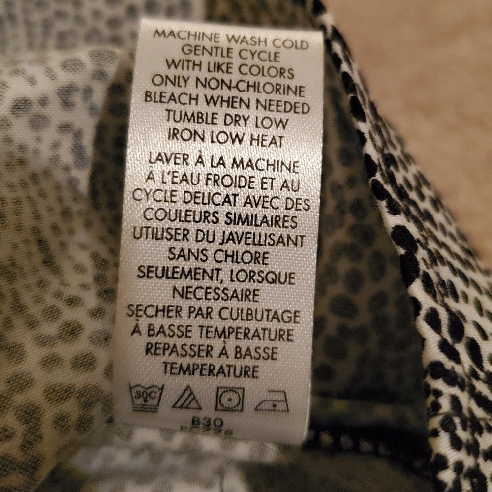 Calvin Klein Black & White Shirt Size L - Picture 10 of 12